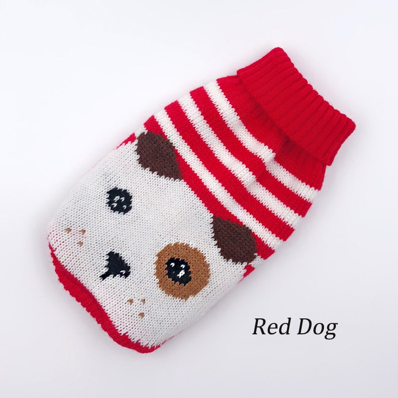 Warm Christmas Sweater For dogs