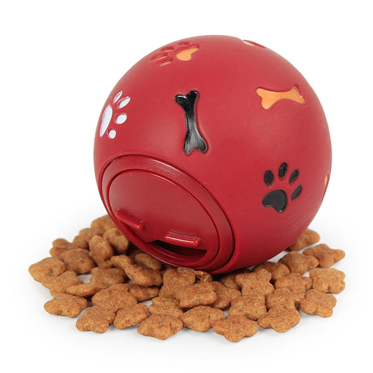 Dog Toy Rubber Ball food Dispenser  (Diameter 7cm)